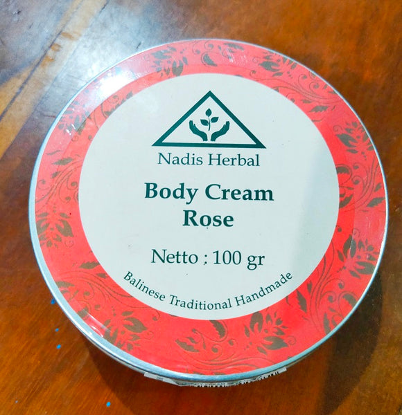<transcy>[Directly sent from Bali] Femininity is improved with the scent of rose! Natural body cream</transcy>