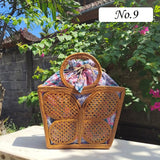 <transcy>[Full order directly from Bali] No.9 Butterfly motif atta bag</transcy>